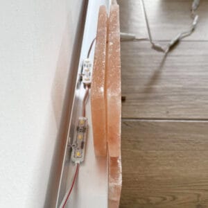 Profil aluminiowy do montażu cegieł solnych