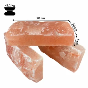 cegła solna różowa naturalna 20x10x5 cm
